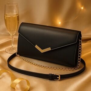 🖤 Urban Expressions Black Envelope Crossbody Bag